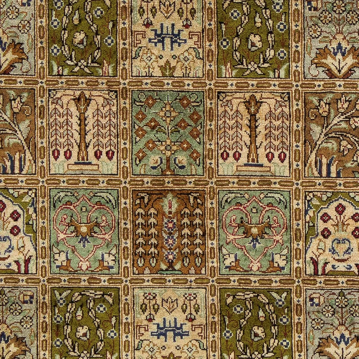 Dywan perski - Ghom - 75 x 54 cm - wielokolorowy