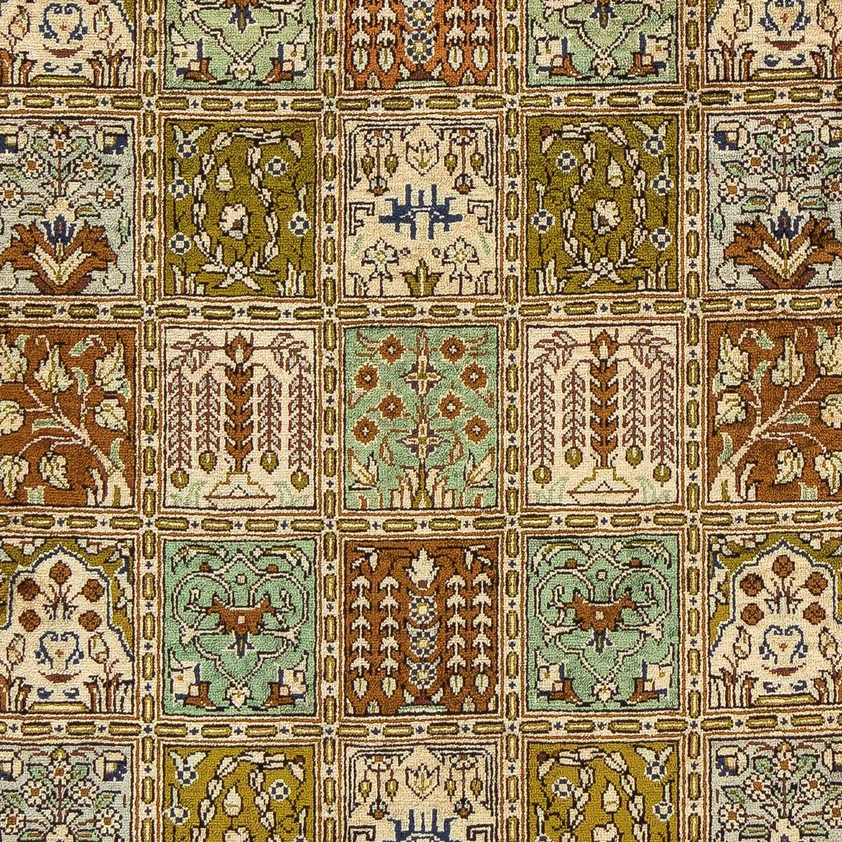 Dywan perski - Ghom - 77 x 55 cm - wielokolorowy