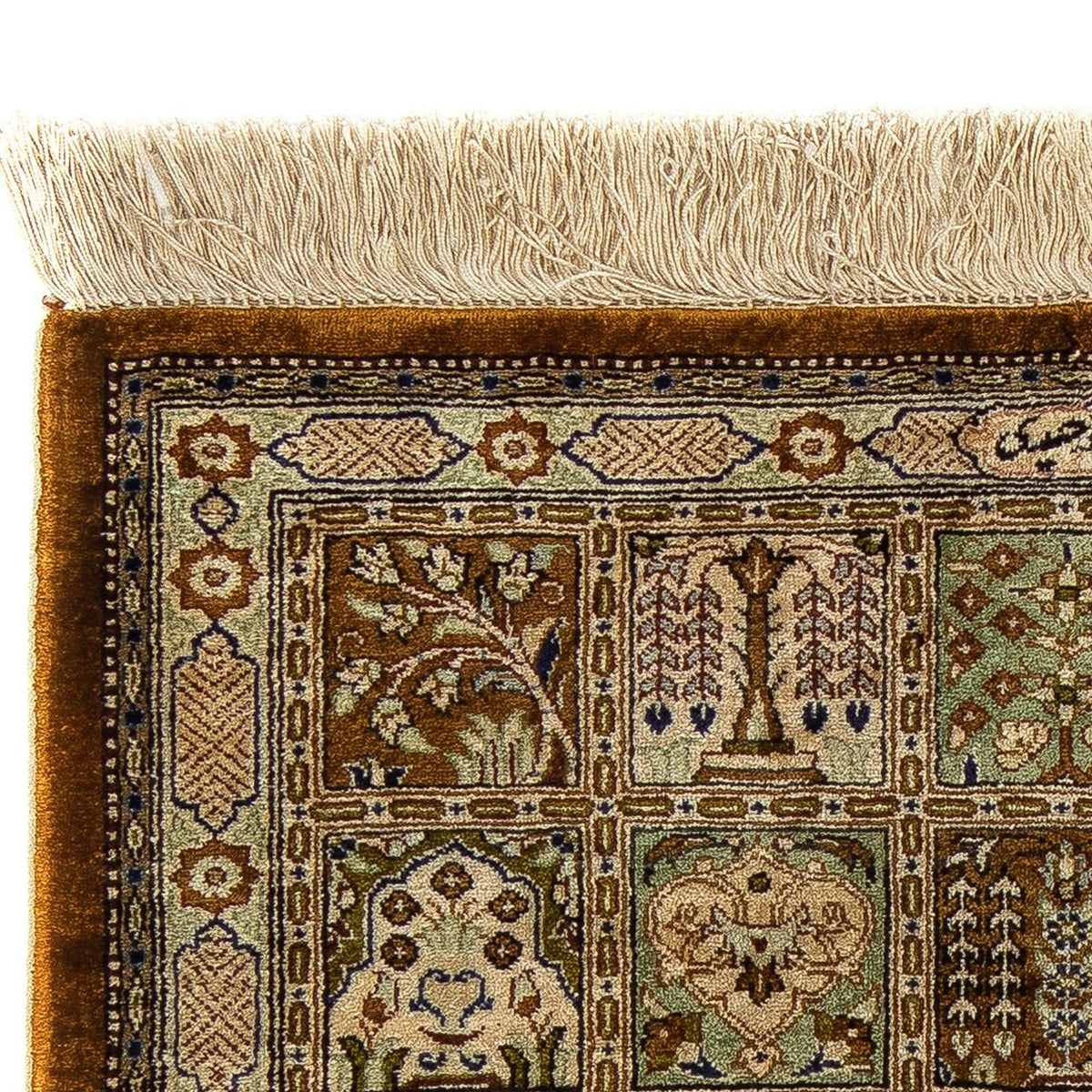 Dywan perski - Ghom - 73 x 55 cm - wielokolorowy