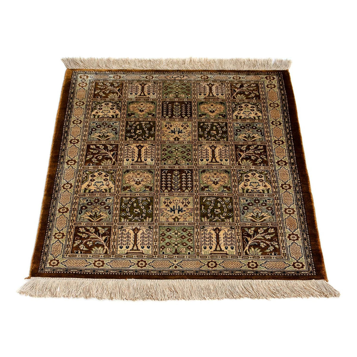 Dywan perski - Ghom - 73 x 55 cm - wielokolorowy