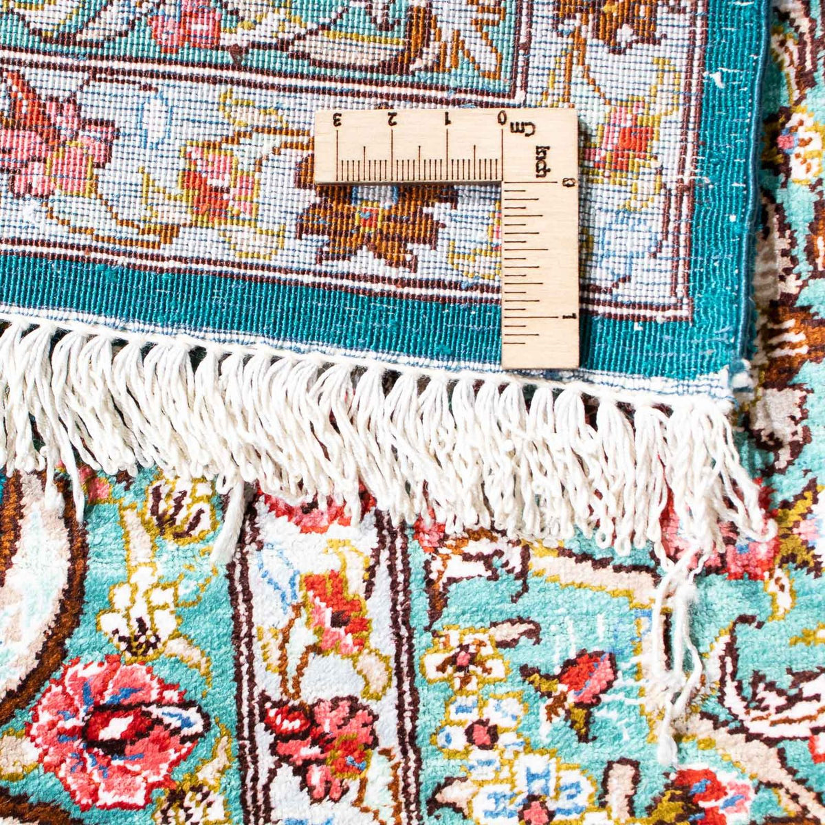 Dywan perski - Ghom - 152 x 100 cm - zielona