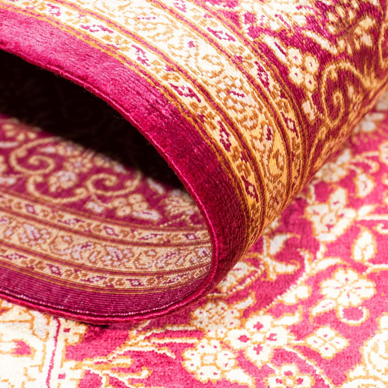 Dywan perski - Ghom - 143 x 95 cm - ciemna czerwień