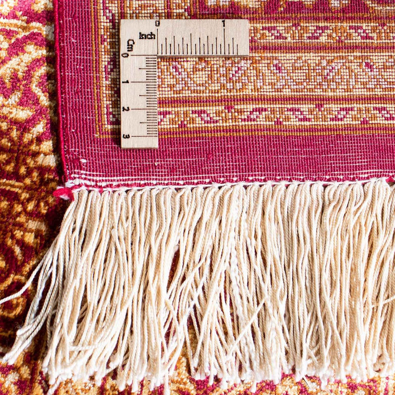 Dywan perski - Ghom - 143 x 95 cm - ciemna czerwień