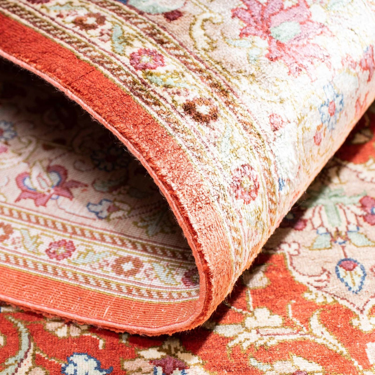 Dywan perski - Ghom - 149 x 100 cm - rdza