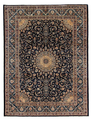Dywan perski - Klasyczny - 390 x 302 cm - ciemnoniebieski