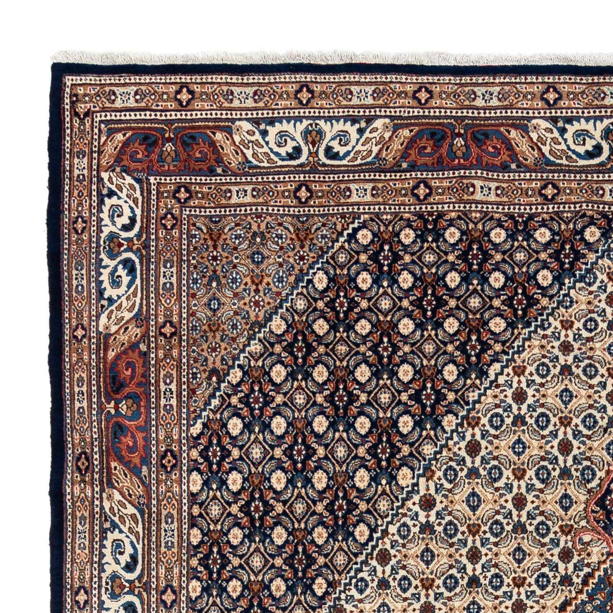 Dywan perski - Klasyczny - 365 x 253 cm - ciemnoniebieski