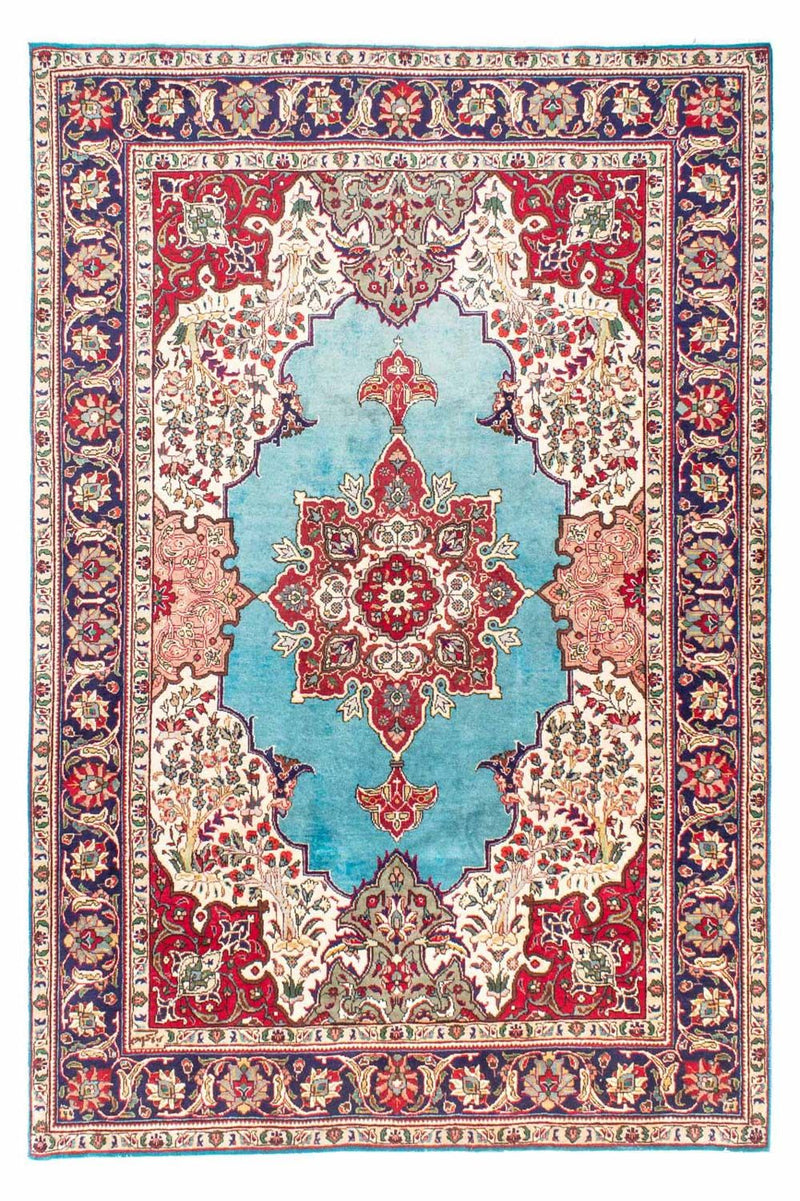 Dywan perski - Tabriz - 300 x 203 cm - turkusowy