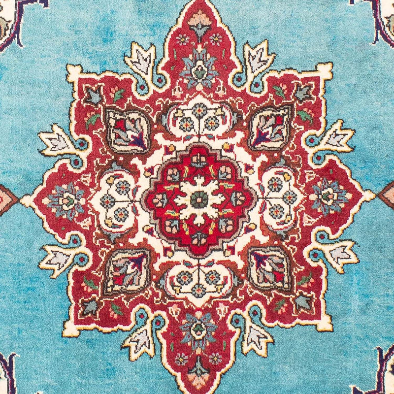 Dywan perski - Tabriz - 300 x 203 cm - turkusowy
