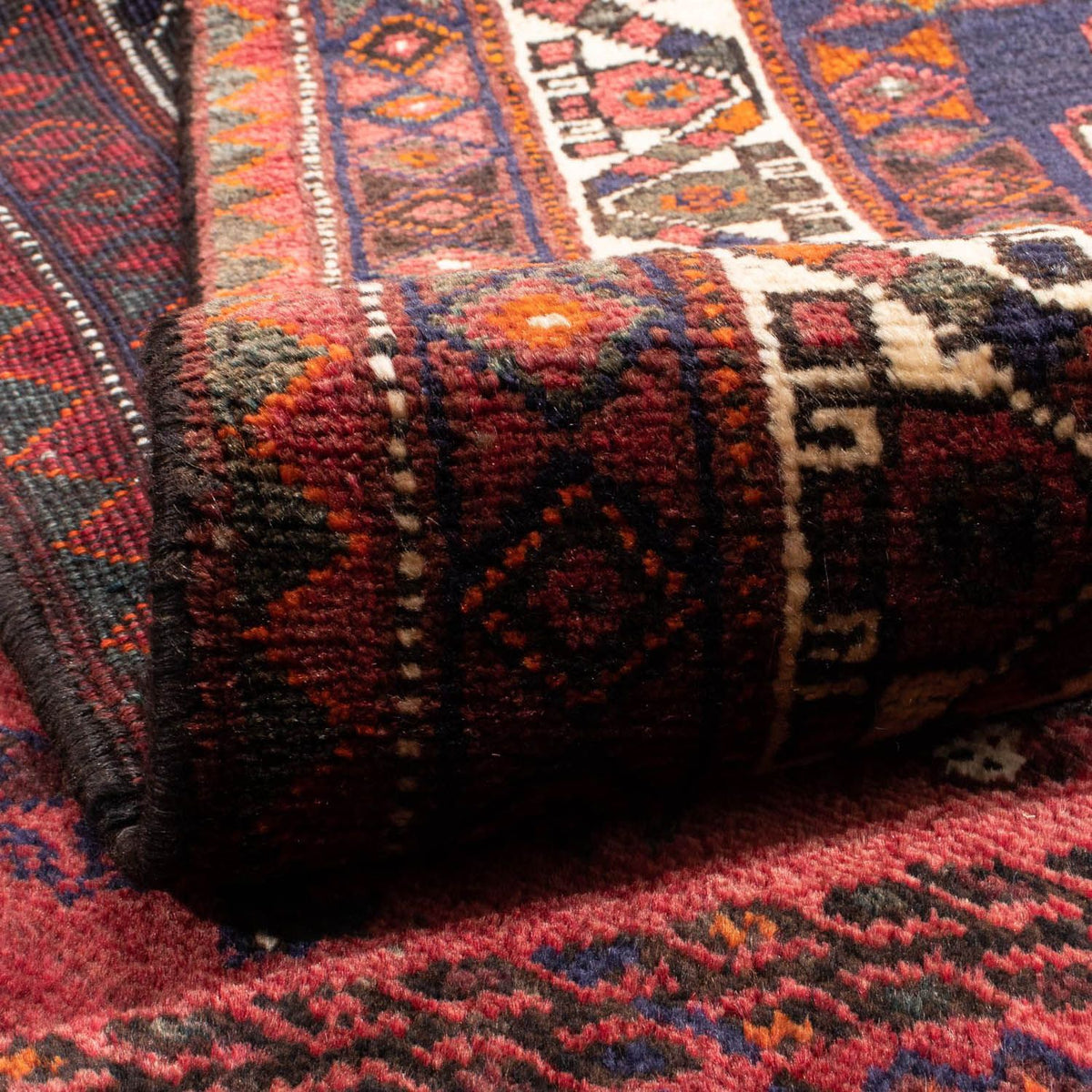 Perski dywan - Nomadyczny - 287 x 201 cm - czerwony