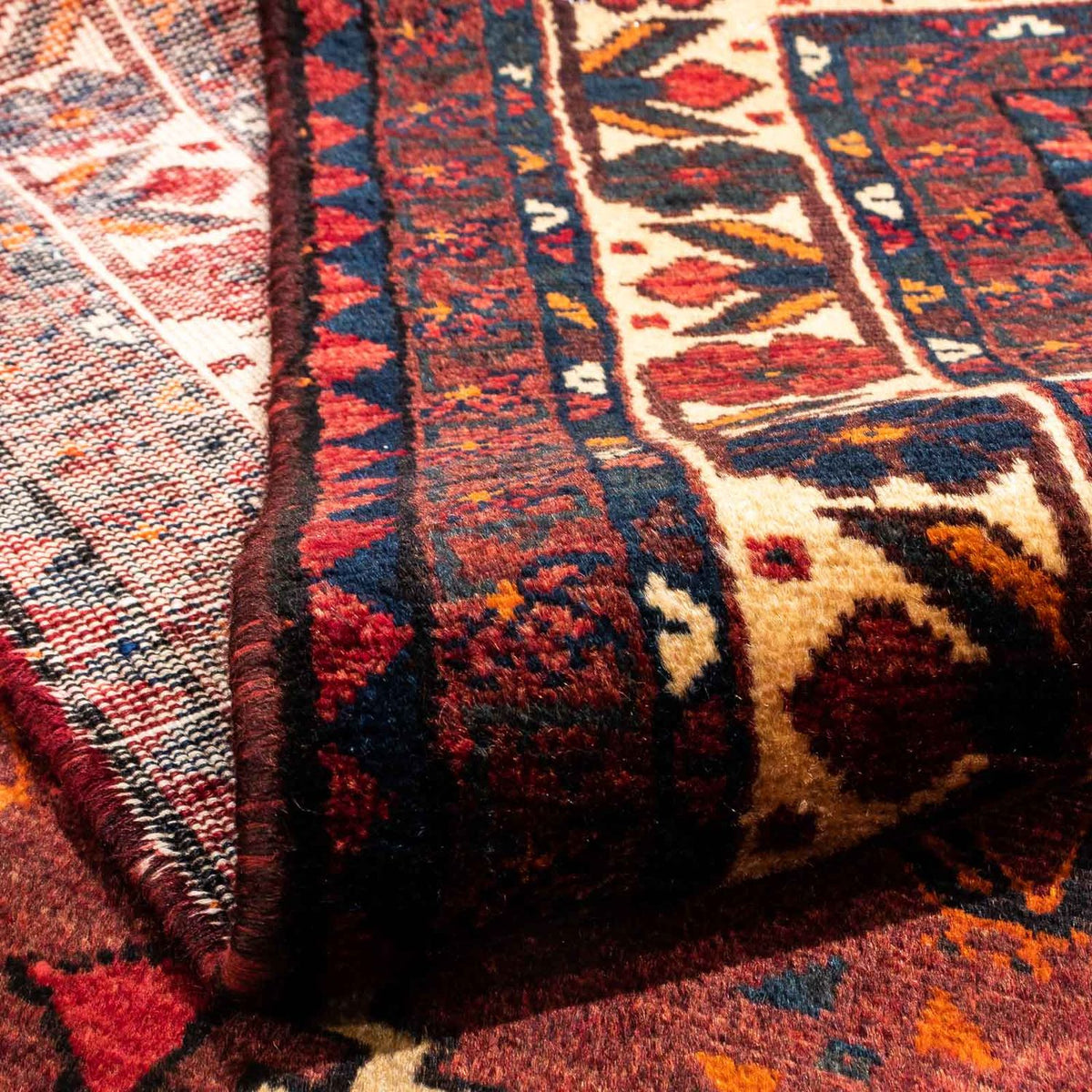 Perski dywan - Nomadyczny - 248 x 180 cm - ciemna czerwień