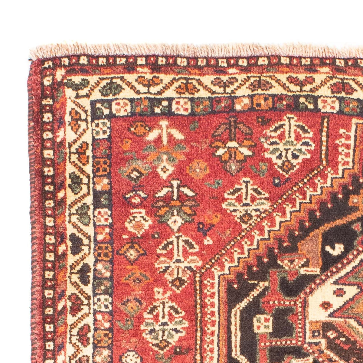 Perski dywan - Nomadyczny - 153 x 106 cm - ciemna czerwień