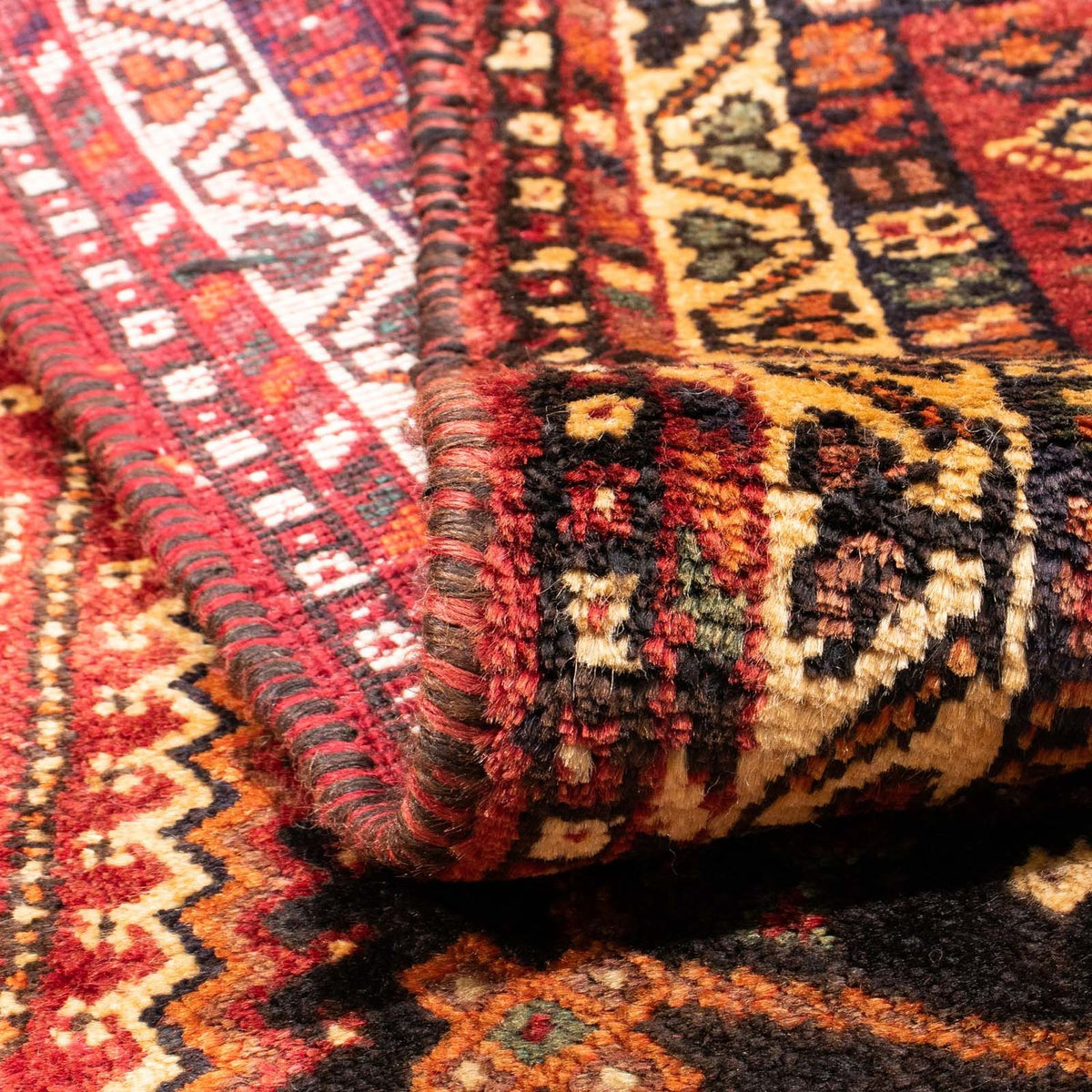 Perski dywan - Nomadyczny - 153 x 106 cm - ciemna czerwień