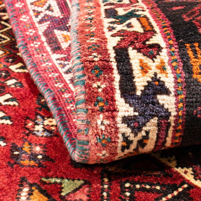 Perski dywan - Nomadyczny - 163 x 112 cm - ciemna czerwień