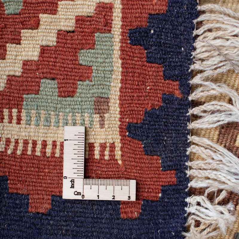 Dywan Kelim - Orientalny - 188 x 118 cm - ciemna czerwień