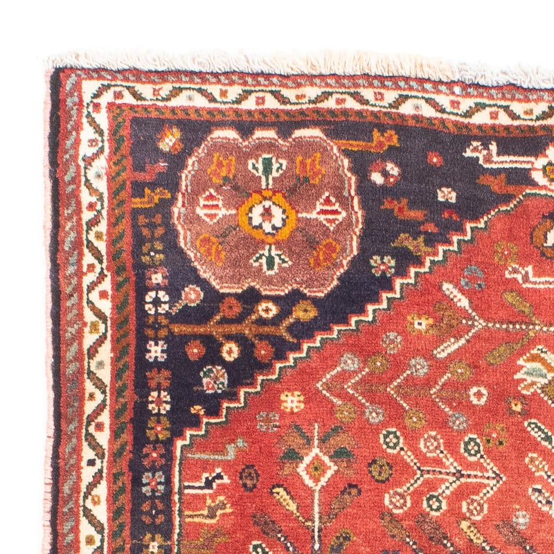 Perski dywan - Nomadyczny - 136 x 92 cm - ciemna czerwień