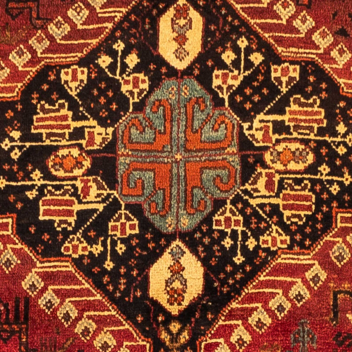 Perski dywan - Nomadyczny - 258 x 170 cm - ciemna czerwień