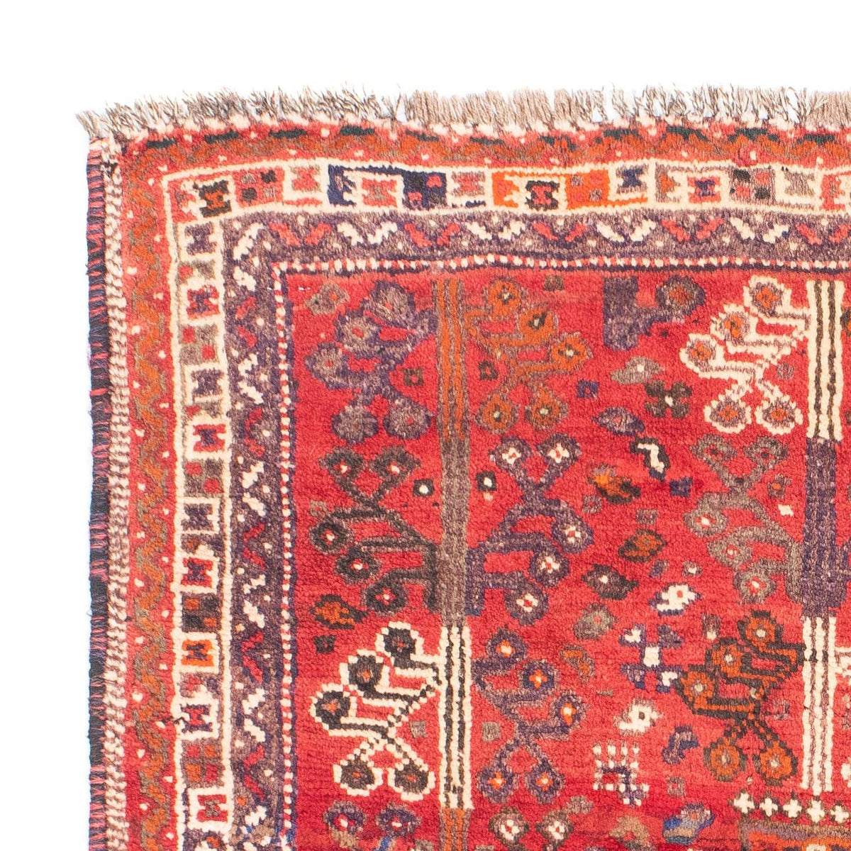 Perski dywan - Nomadyczny - 162 x 110 cm - czerwony