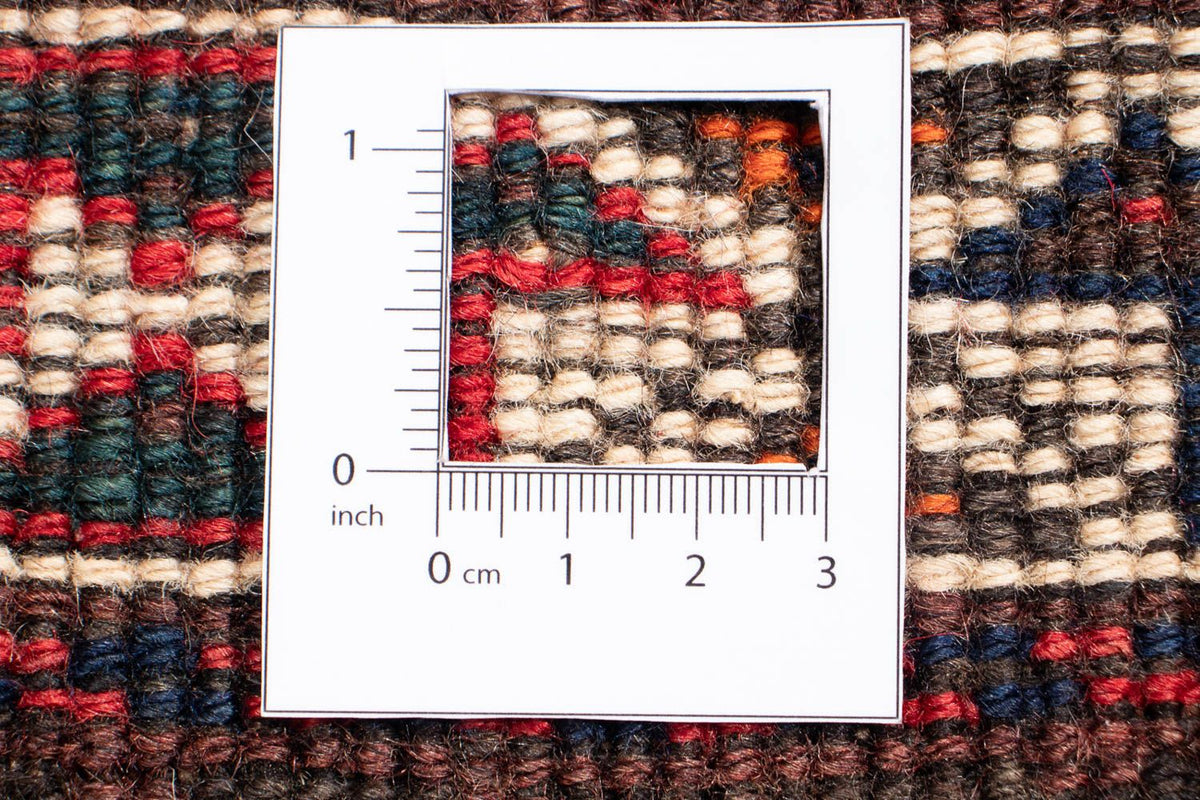 Perski dywan - Nomadyczny - 291 x 206 cm - ciemna czerwień