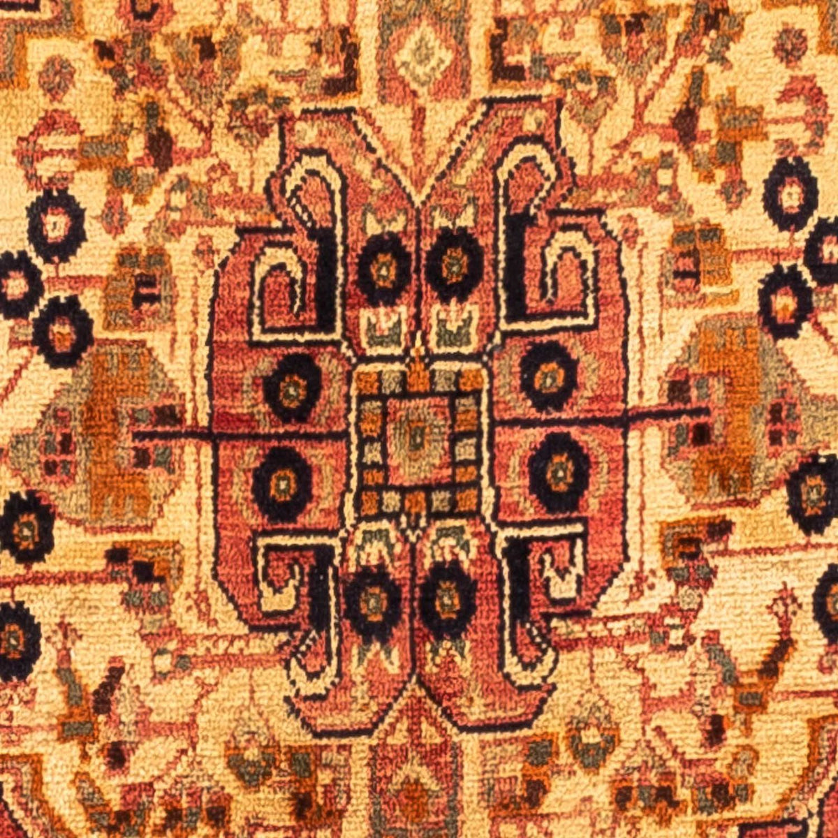 Perski dywan - Nomadyczny - 260 x 161 cm - jasna czerwień