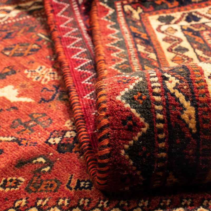 Perski dywan - Nomadyczny - 298 x 178 cm - ciemna czerwień