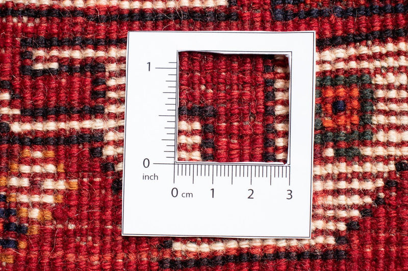 Perski dywan - Nomadyczny - 298 x 178 cm - ciemna czerwień