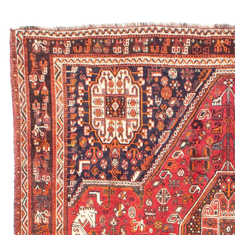 Perski dywan - Nomadyczny - 260 x 180 cm - czerwony