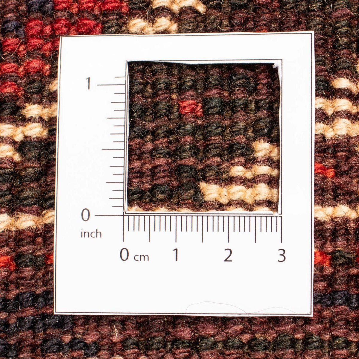 Perski dywan - Nomadyczny - 312 x 221 cm - ciemna czerwień