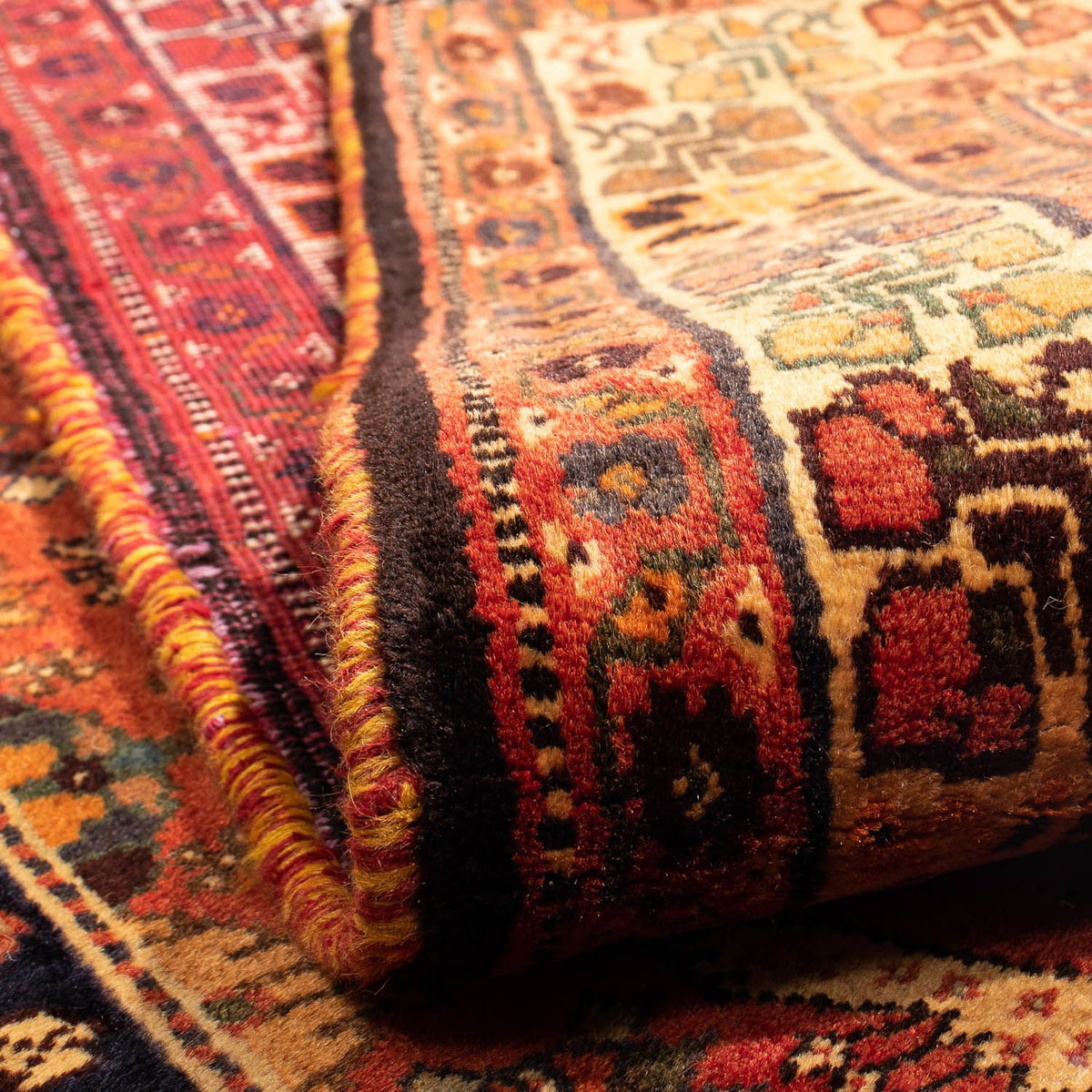 Perski dywan - Nomadyczny - 304 x 204 cm - ciemna czerwień