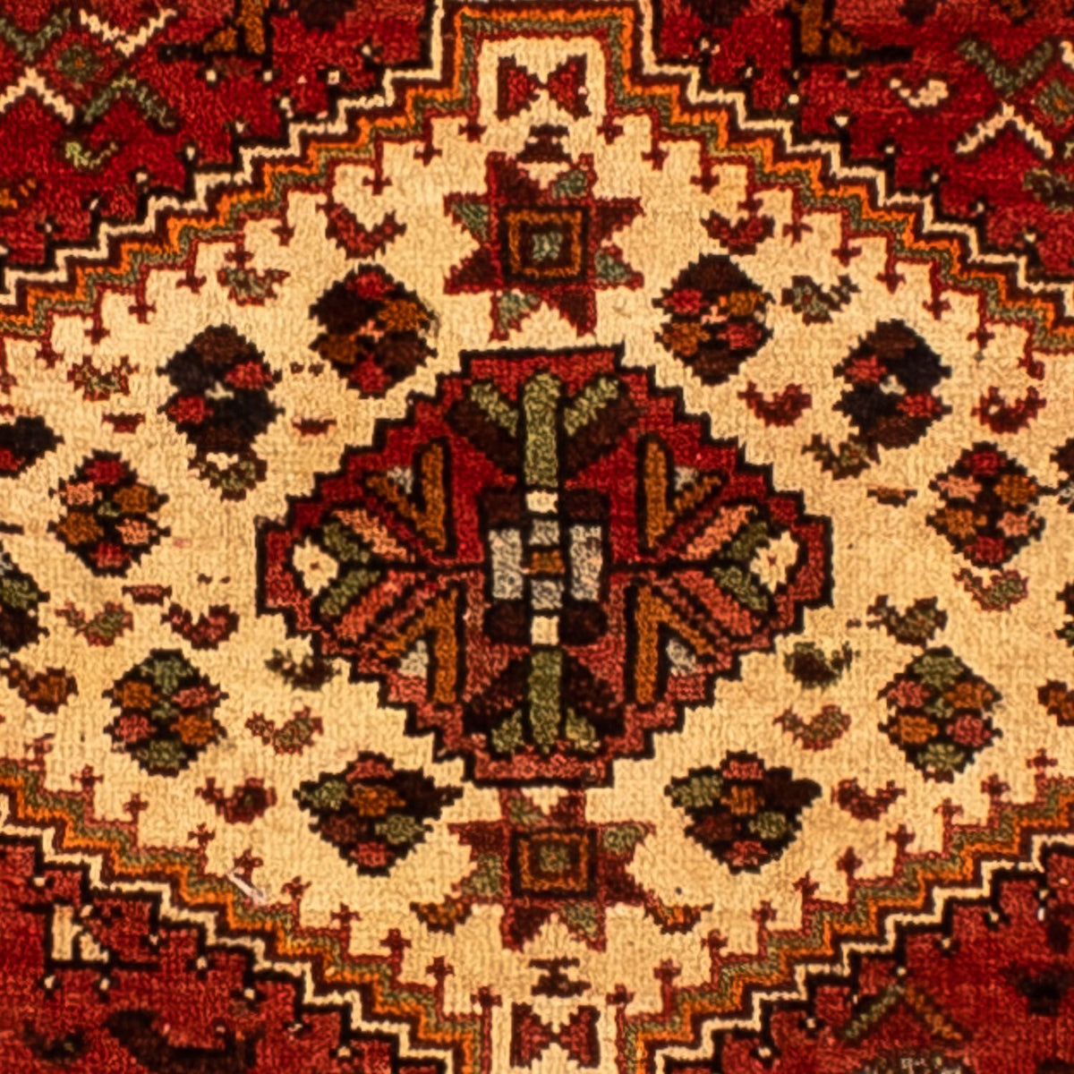 Perski dywan - Nomadyczny - 313 x 213 cm - ciemna czerwień