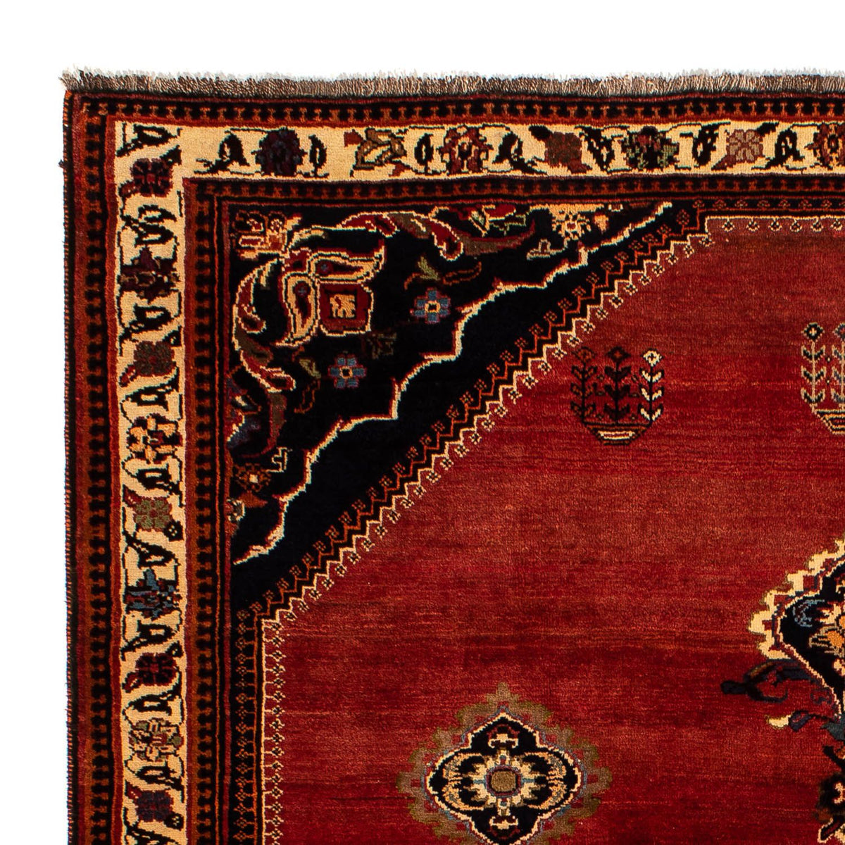 Perski dywan - Nomadyczny - 305 x 225 cm - ciemna czerwień