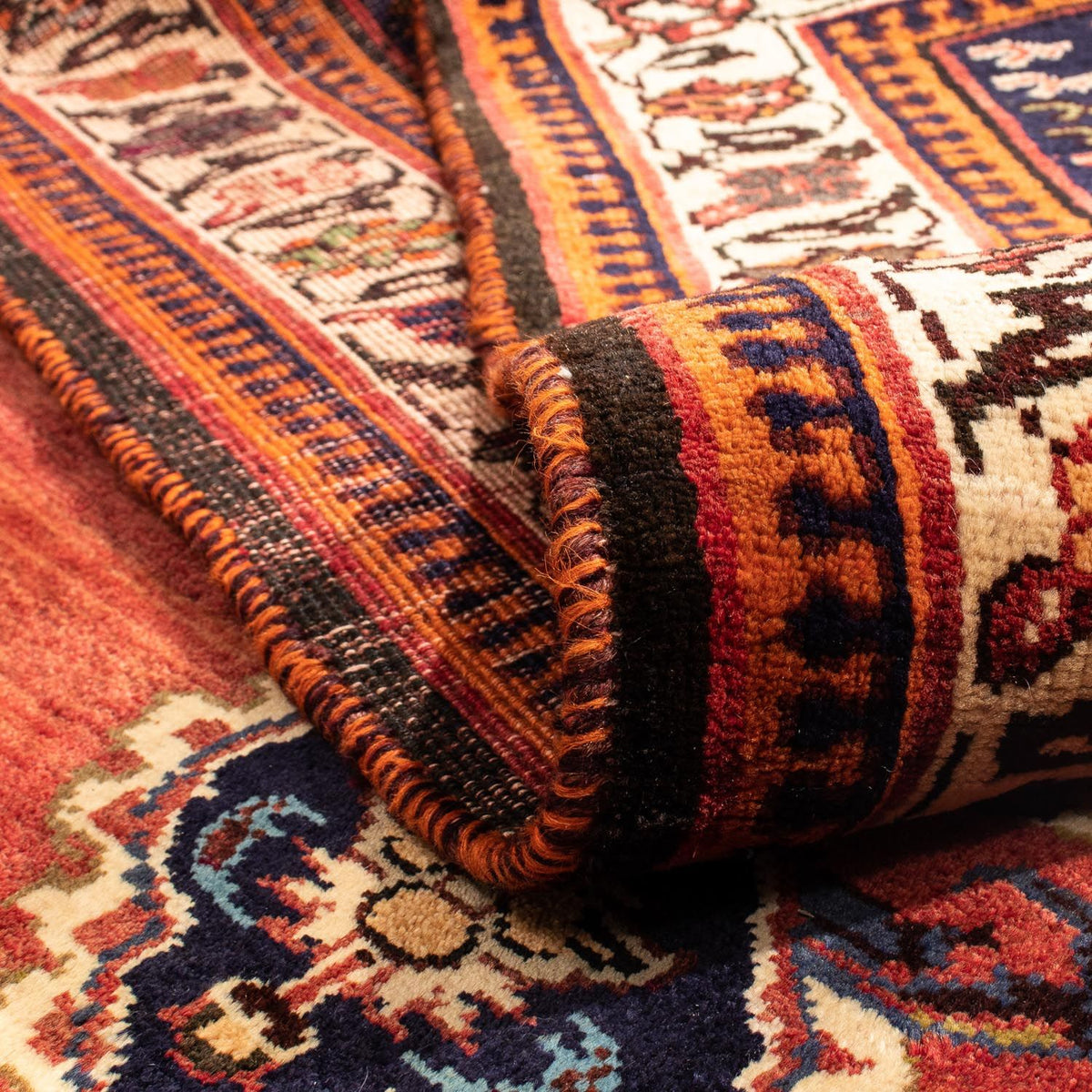 Perski dywan - Nomadyczny - 305 x 225 cm - ciemna czerwień