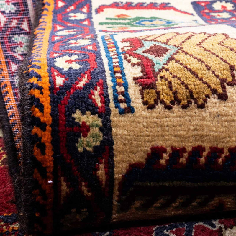 Perski dywan - Nomadyczny - 240 x 152 cm - czerwony