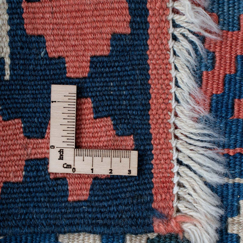 Dywan Kelim - Orientalny - 180 x 114 cm - niebieski