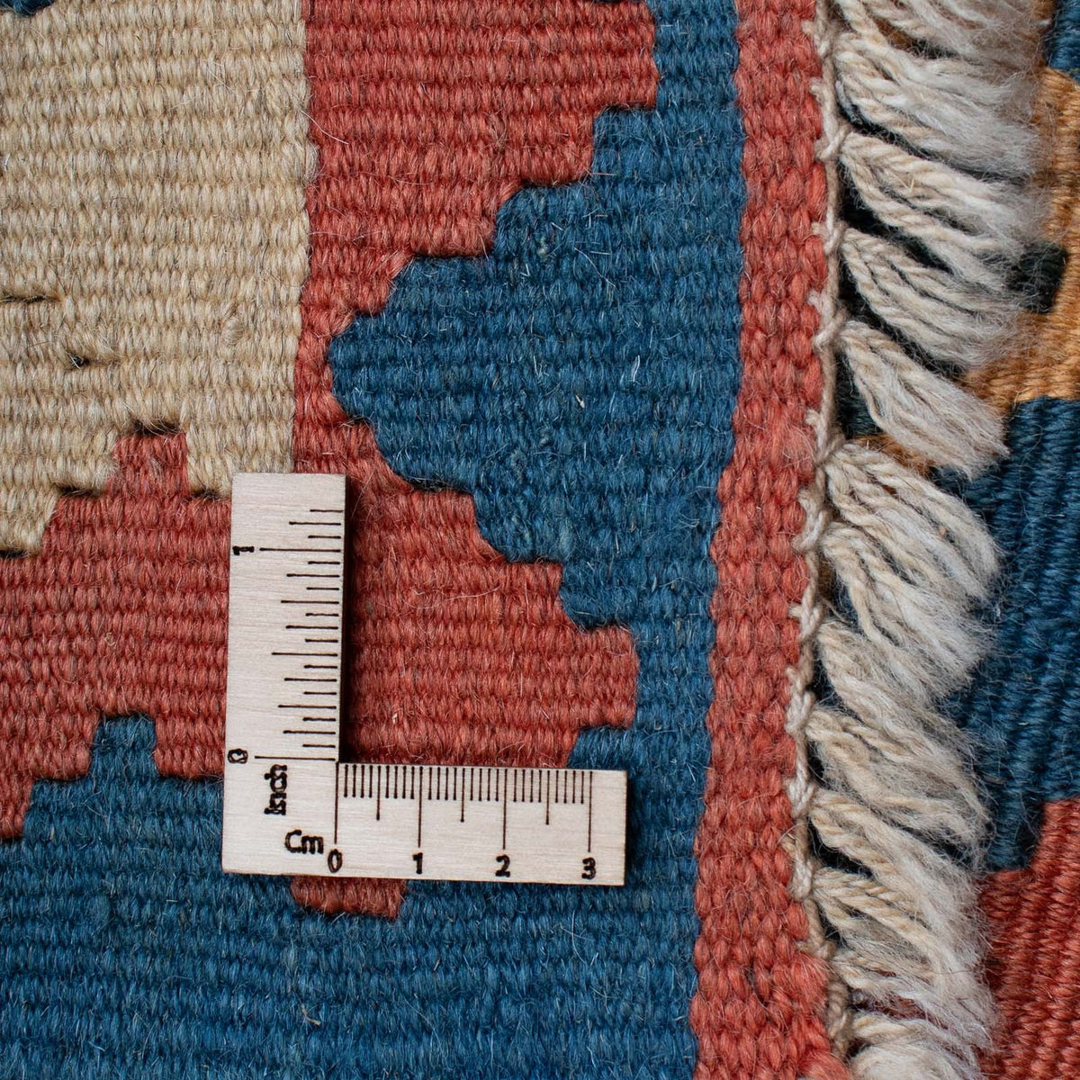 Dywan Kelim - Orientalny - 193 x 124 cm - niebieski