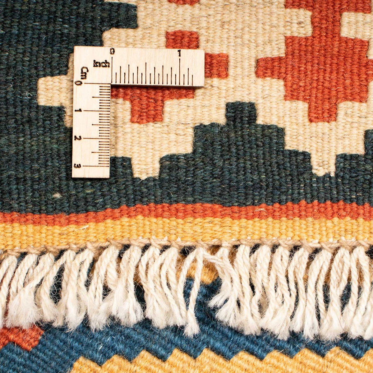 Dywan Kelim - Orientalny - 242 x 208 cm - wielokolorowy