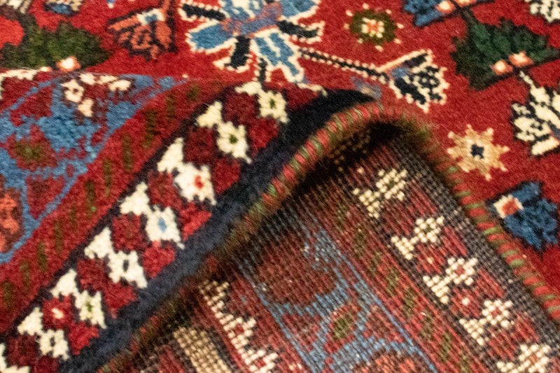 Perski dywan - Nomadyczny - 200 x 159 cm - czerwony