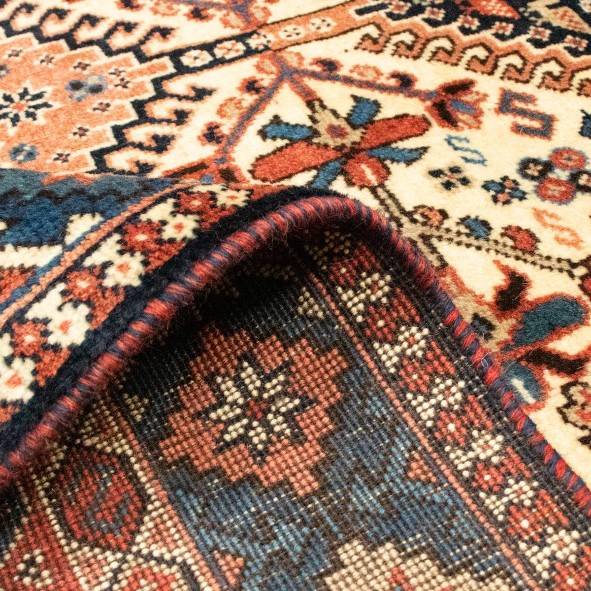 Perski dywan - Nomadyczny - 193 x 150 cm - beżowy