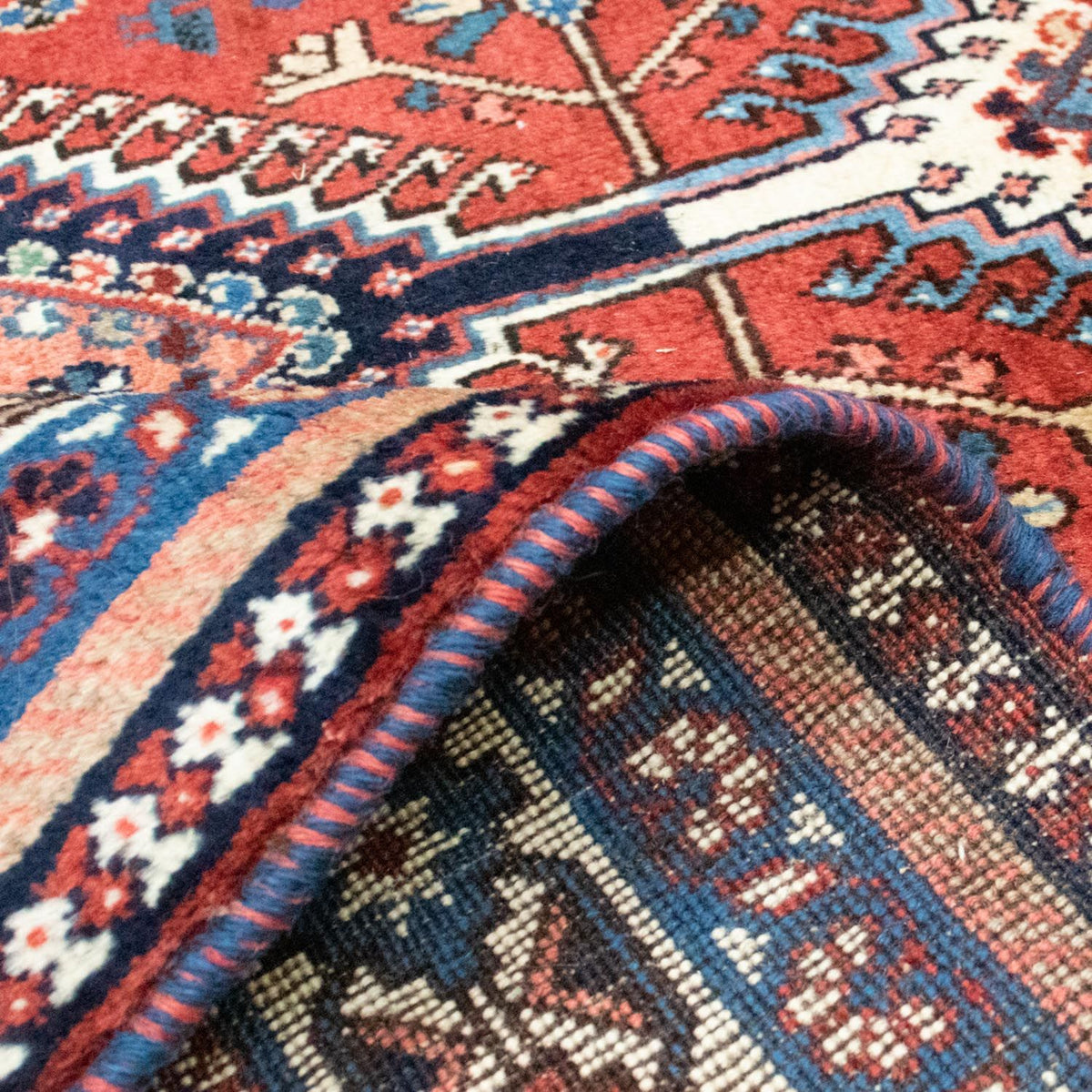 Perski dywan - Nomadyczny - 203 x 150 cm - czerwony