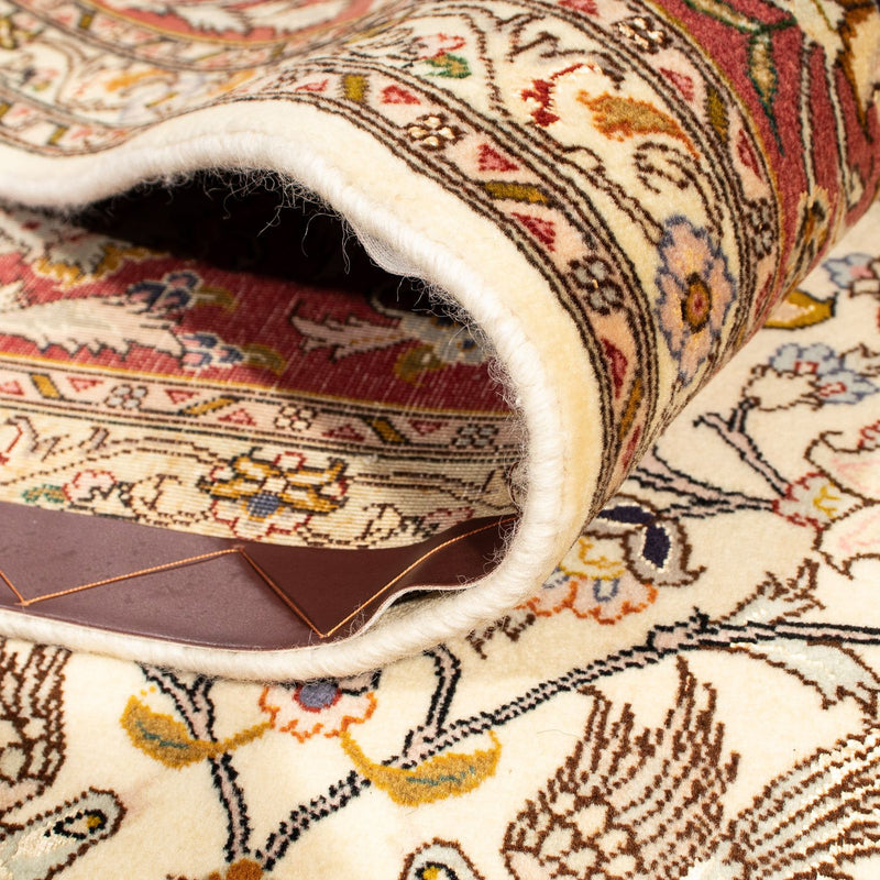 Dywan perski - Tabriz - Królewski - 250 x 198 cm - beżowy