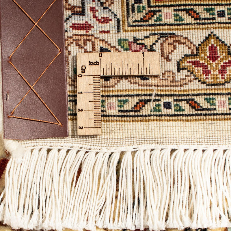 Dywan perski - Tabriz - Królewski - 251 x 204 cm - beżowy