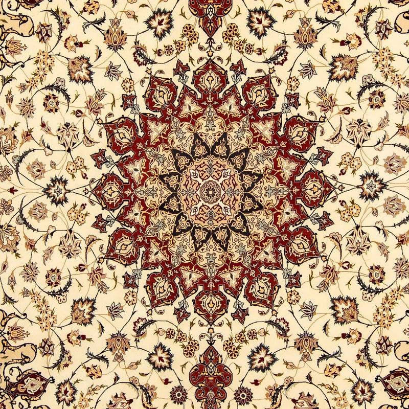 Dywan perski - Tabriz - Królewski - 372 x 251 cm - beżowy