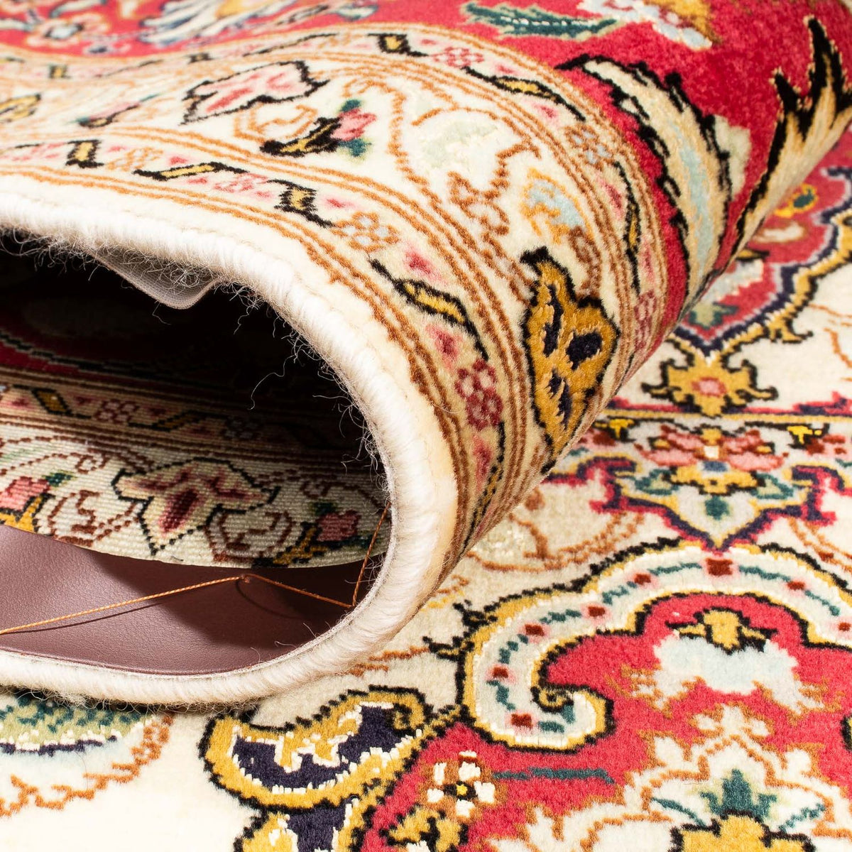 Dywan perski - Tabriz - Królewski - 294 x 200 cm - beżowy