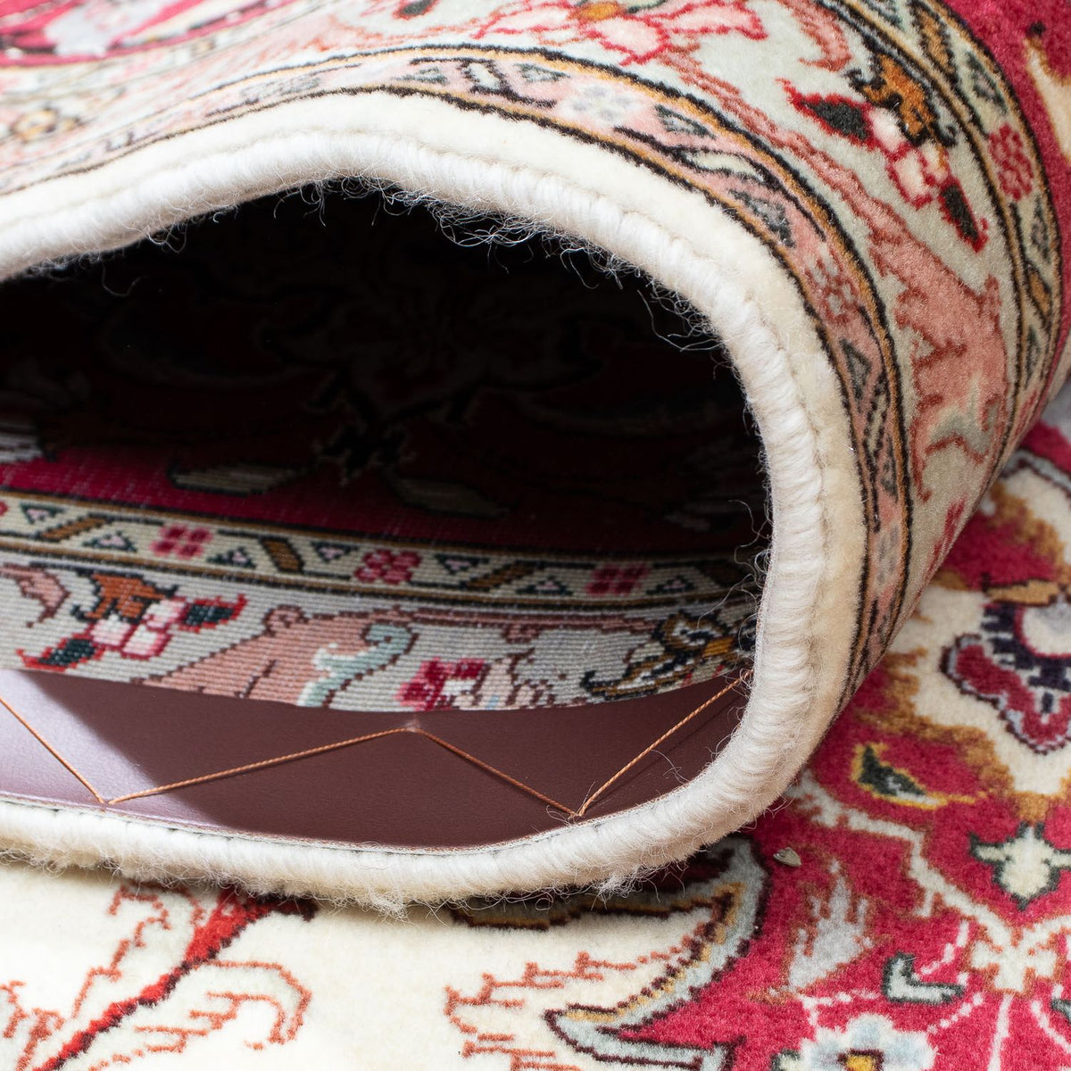 Dywan perski - Tabriz - Królewski - 300 x 250 cm - czerwony