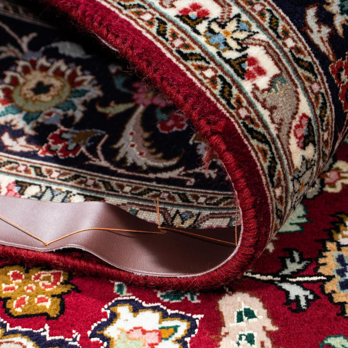 Dywan perski - Tabriz - Królewski - 196 x 155 cm - ciemna czerwień