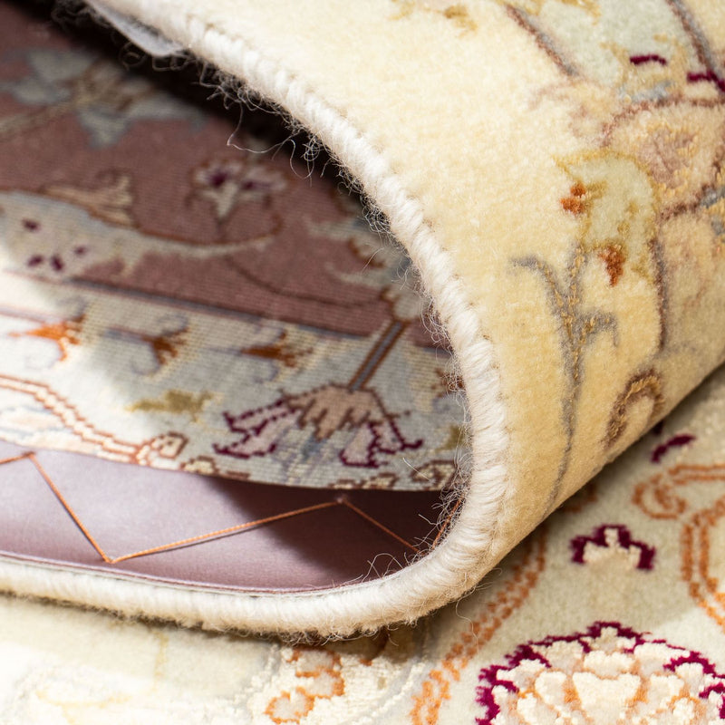 Dywan perski - Tabriz - Królewski - 195 x 153 cm - beżowy