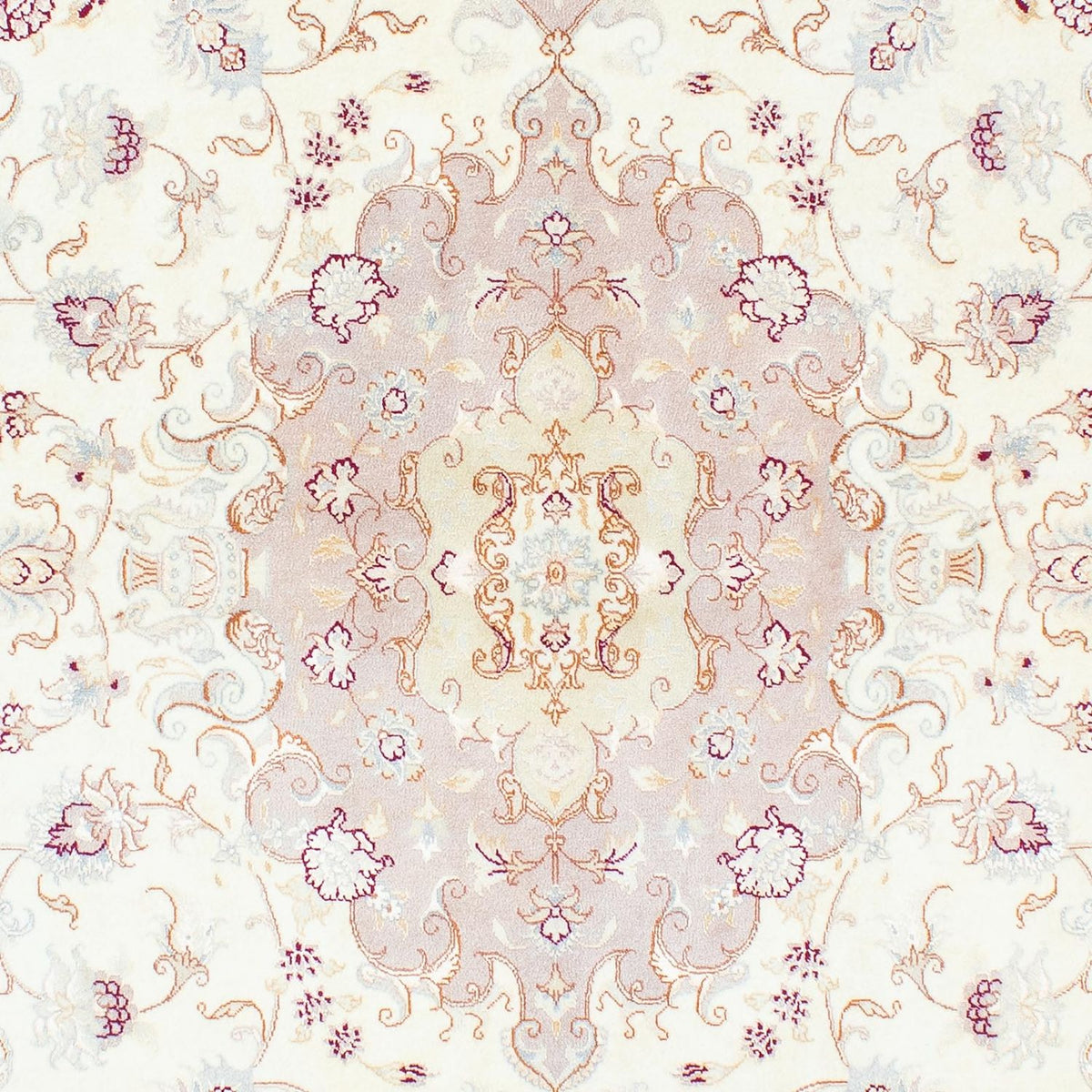 Dywan perski - Tabriz - Królewski - 245 x 170 cm - beżowy