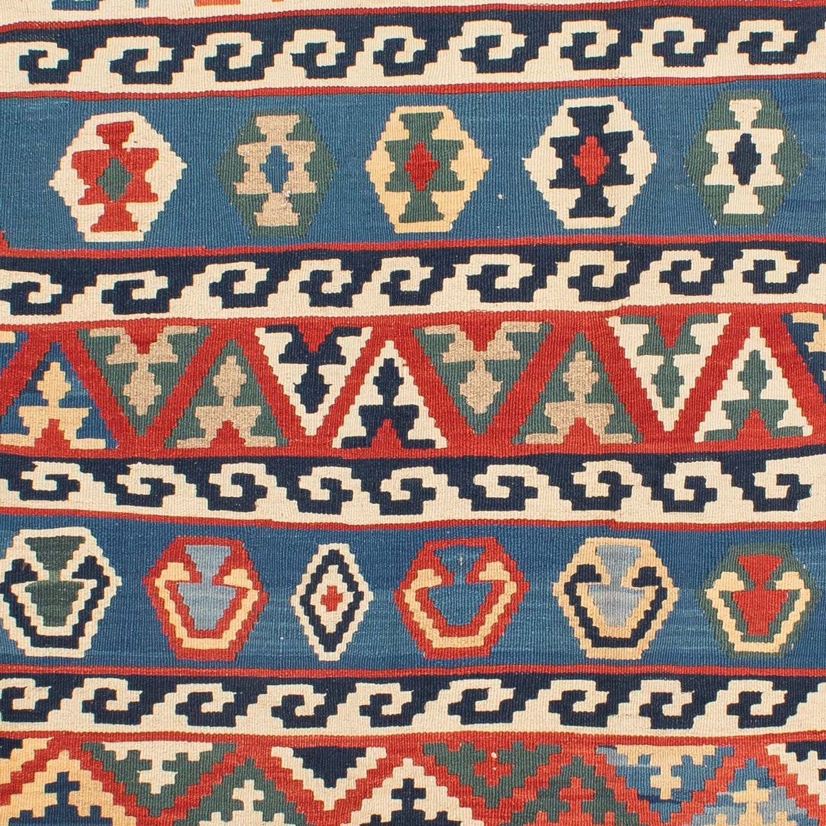 Dywan Kelim - Orientalny - 263 x 193 cm - wielokolorowy