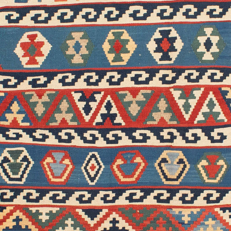 Dywan Kelim - Orientalny - 263 x 193 cm - wielokolorowy