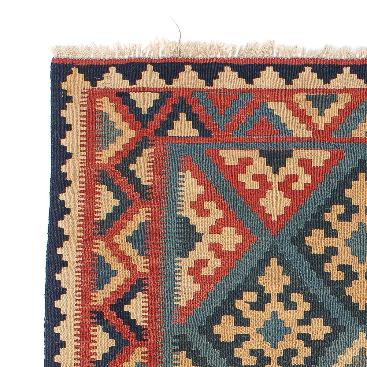 Dywan Kelim - Orientalny - 170 x 126 cm - wielokolorowy