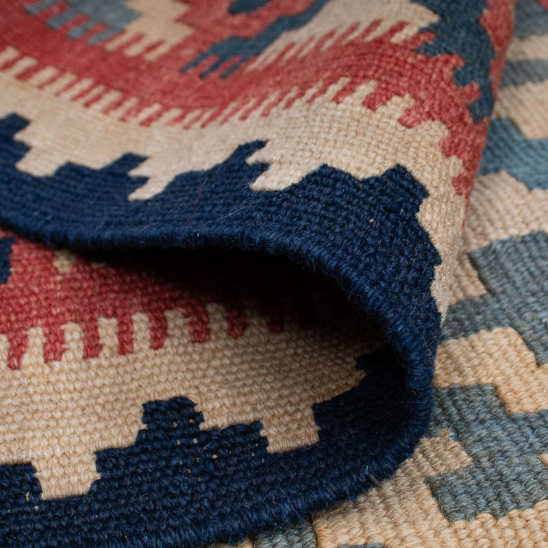 Dywan Kelim - Orientalny - 170 x 126 cm - wielokolorowy